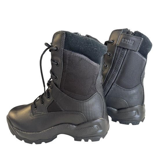 5.11‎ A.T.A.C. 8" Side Zip Black Leather & Nylon Tactical Boots Womens 7.5 US - Picture 6 of 13